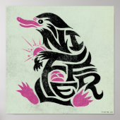 Poster Graphique de typographie NIFFLER™ (Devant)