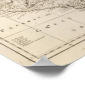 Poster Graphique des Antilles (Coin)