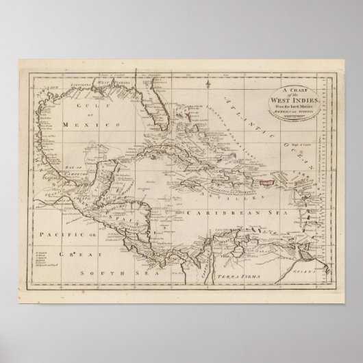 Poster Graphique des Antilles (Devant)