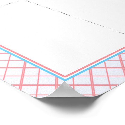 Poster Graphique des autocollants de vote "Lashes or Stac (Coin)