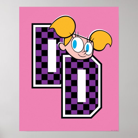 Poster Graphique des lettres de Dee Dee Athletic (Devant)