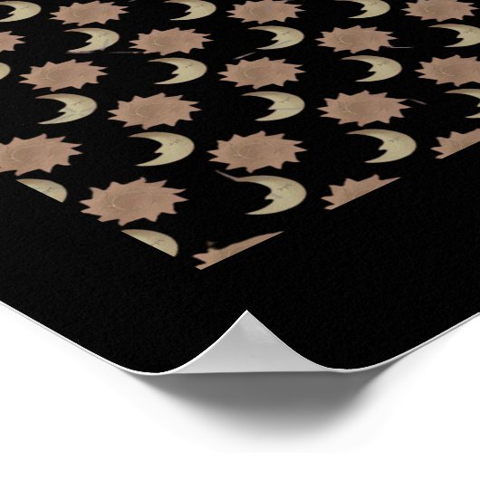 Poster Graphique des nuages Whimsigoth (Coin)