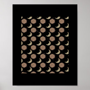 Poster Graphique des nuages Whimsigoth