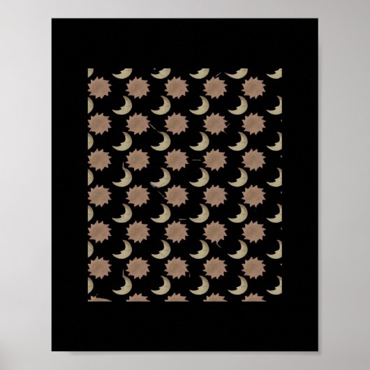 Poster Graphique des nuages Whimsigoth (Devant)