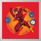 Poster Graphique d'exécution du laboratoire Flash de dess (Devant)