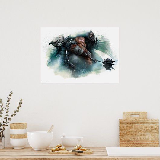 Poster Graphique Dori, Bombur & Oin (Cuisine)