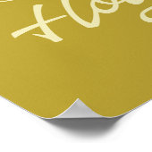 Poster Graphique du bouclier ailé HOGWARTS™ (Coin)