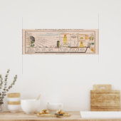 Poster Graphique du cours du temps de l'éternité de 1930 (Cuisine)