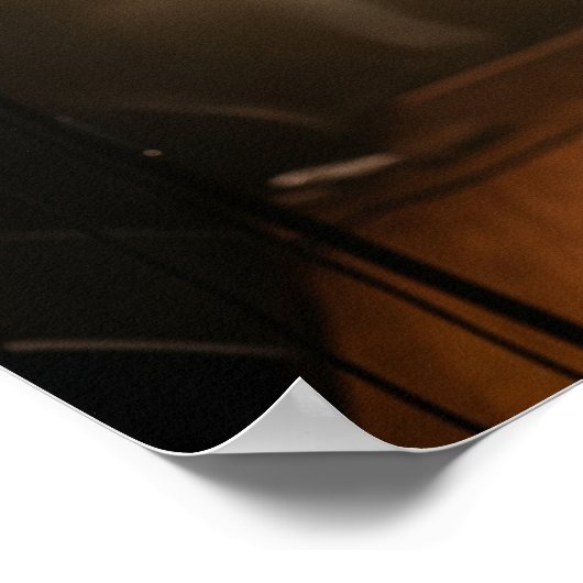 Poster Graphique du lecteur de trompette en direct (Coin)