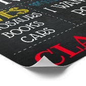 POSTER GRAPHIQUE DU PREMIER JOUR DE L'ÉCOLE (Coin)