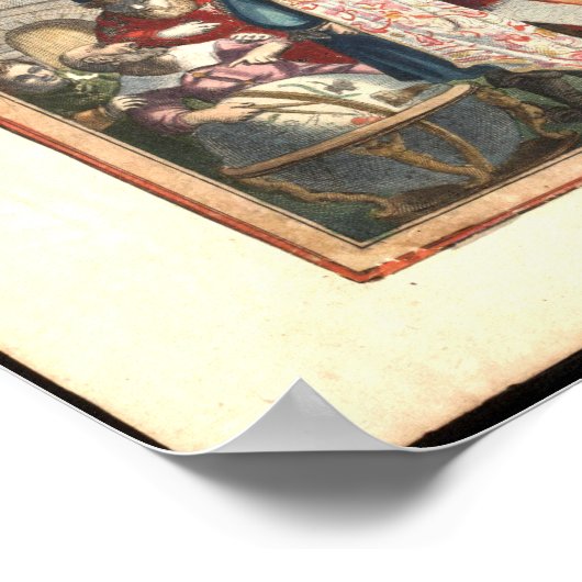 Poster Graphique du système tolématique (1660) (Coin)