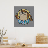 Poster Graphique en cercle extensible TAZ™ (Cuisine)