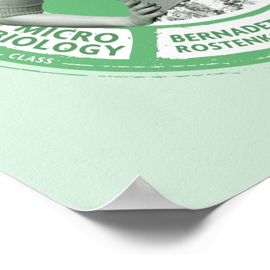 Poster Graphique Info Bernadette (Coin)