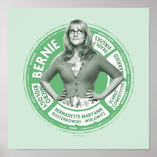 Poster Graphique Info Bernadette (Devant)