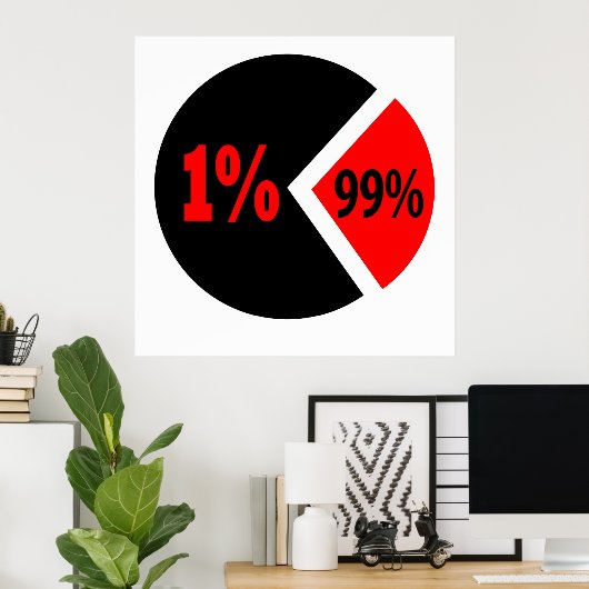 Poster Graphique Injustice (Bureau à domicile)