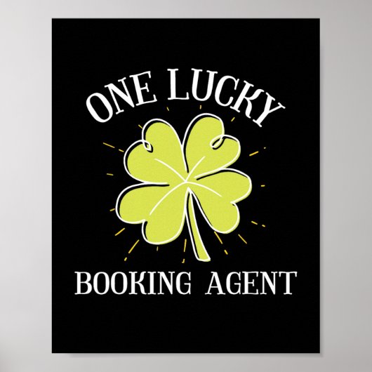 Poster Graphique Jour de la Saint Patrick Pour Un Agent D (Devant)
