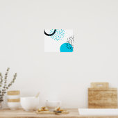 Poster Graphique moderne, simple, tendance, en cercle urb (Cuisine)
