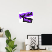 Poster Graphique moderne, urbain, dynamique, tendance Rép (Bureau à domicile)