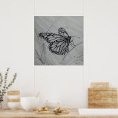 Poster Graphique Monarch Butterfly (Cuisine)