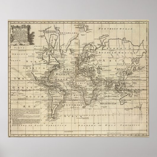 Poster Graphique mondial (Devant)