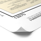 Poster Graphique nautique du port de Boston 13270 (Coin)