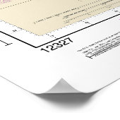 Poster Graphique nautique du port de New York 12327 (Coin)