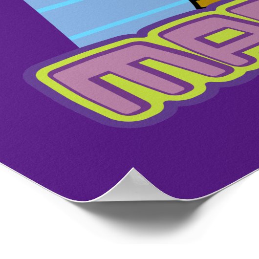 Poster Graphique Nom de caractère Mandark (Coin)