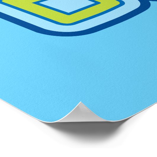 Poster Graphique Nom du caractère de Dexter (Coin)