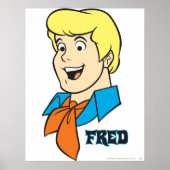 Poster Graphique Nom Fred (Devant)