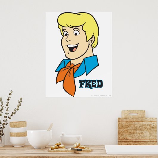 Poster Graphique Nom Fred (Cuisine)