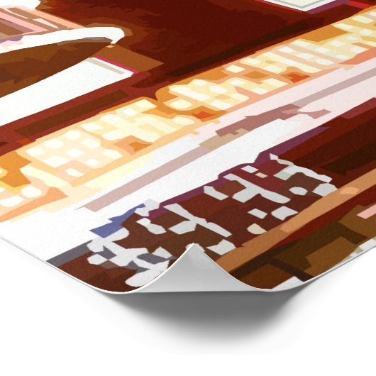 Poster graphique Vegas Vic Vector (Coin)