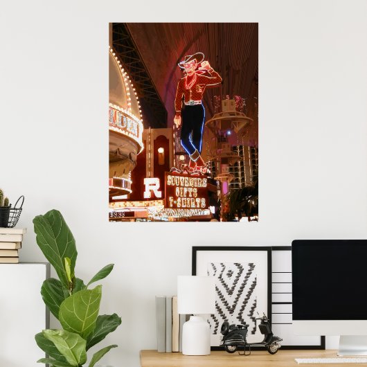 Poster graphique Vegas Vic Vector (Bureau à domicile)