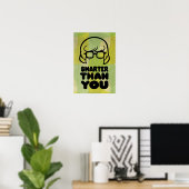 Poster Graphique Velma "plus intelligent que vous" (Bureau à domicile)