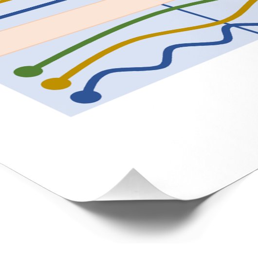 Poster Graphique vertical visuel (Coin)