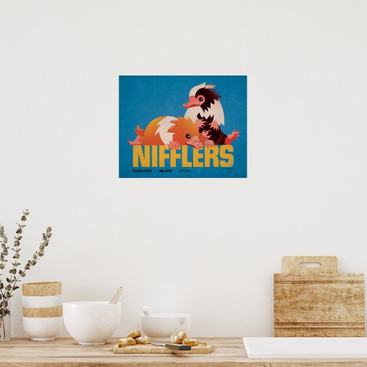 Poster Graphique Vintage des nifflers (Cuisine)