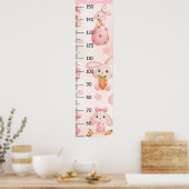 Poster Graphiques de croissance du lapin mignon (Cuisine)