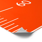 Poster Graphiques de croissance du thème de baseball (Coin)