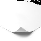 Poster Graphiques noirs et blancs (Coin)