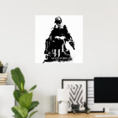 Poster Graphiques noirs et blancs (Bureau à domicile)