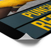 Poster Graphiques Punchy Wrap Train Punch Répéter, Boxe K (Coin)