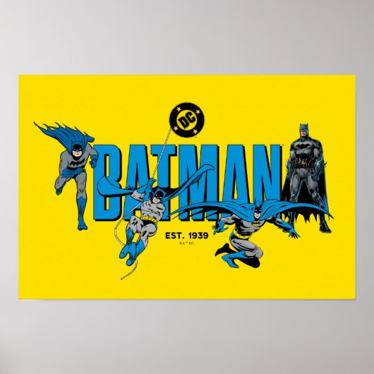 Poster Graphisme Batman Legends Forever (Devant)
