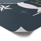 Poster Graphisme Boule à Neige HOGWARTS™ (Coin)