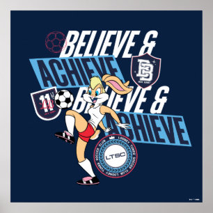 Poster Graphisme Club de Football LOONEY TUNES™ Lola Bunn