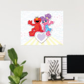 Poster Graphisme d'Abby et Elmo (Bureau à domicile)