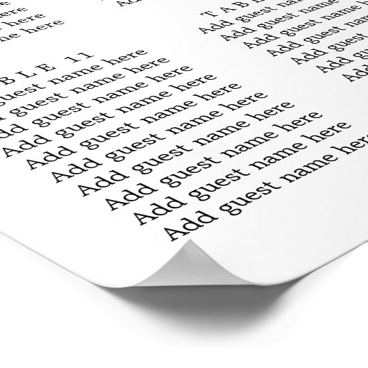 Poster Graphisme de feuillage de verdure feuilles vertes  (Coin)