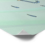 Poster Graphisme de la journée de la fille mignonne Rainy (Coin)