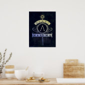 Poster Graphisme du sort Harry Potter | Lumos Maxima (Cuisine)