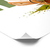 Poster Graphisme éditorial de luxe sur le thé matcha (Coin)