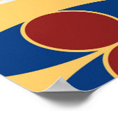 Poster Graphisme numérique conception graphique de motif  (Coin)