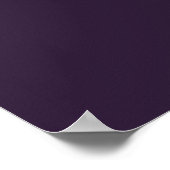 Poster Graphisme Quantique Turquoise Violet Profond (Coin)